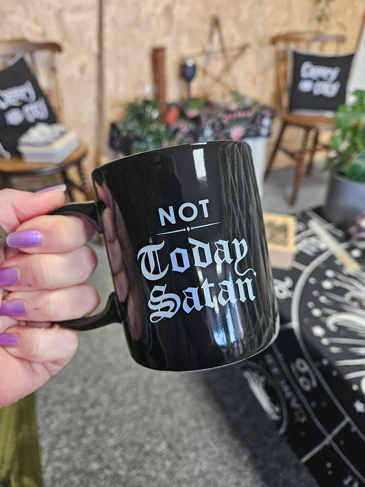 'Not today Satan' Mug