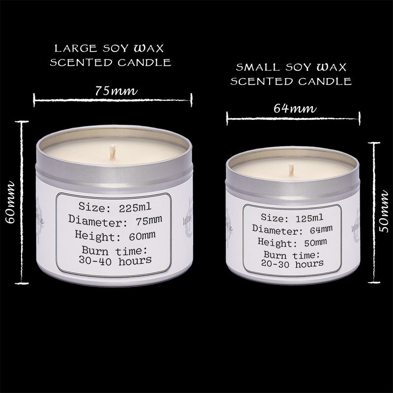 Personalised Custom Soy Wax Candle