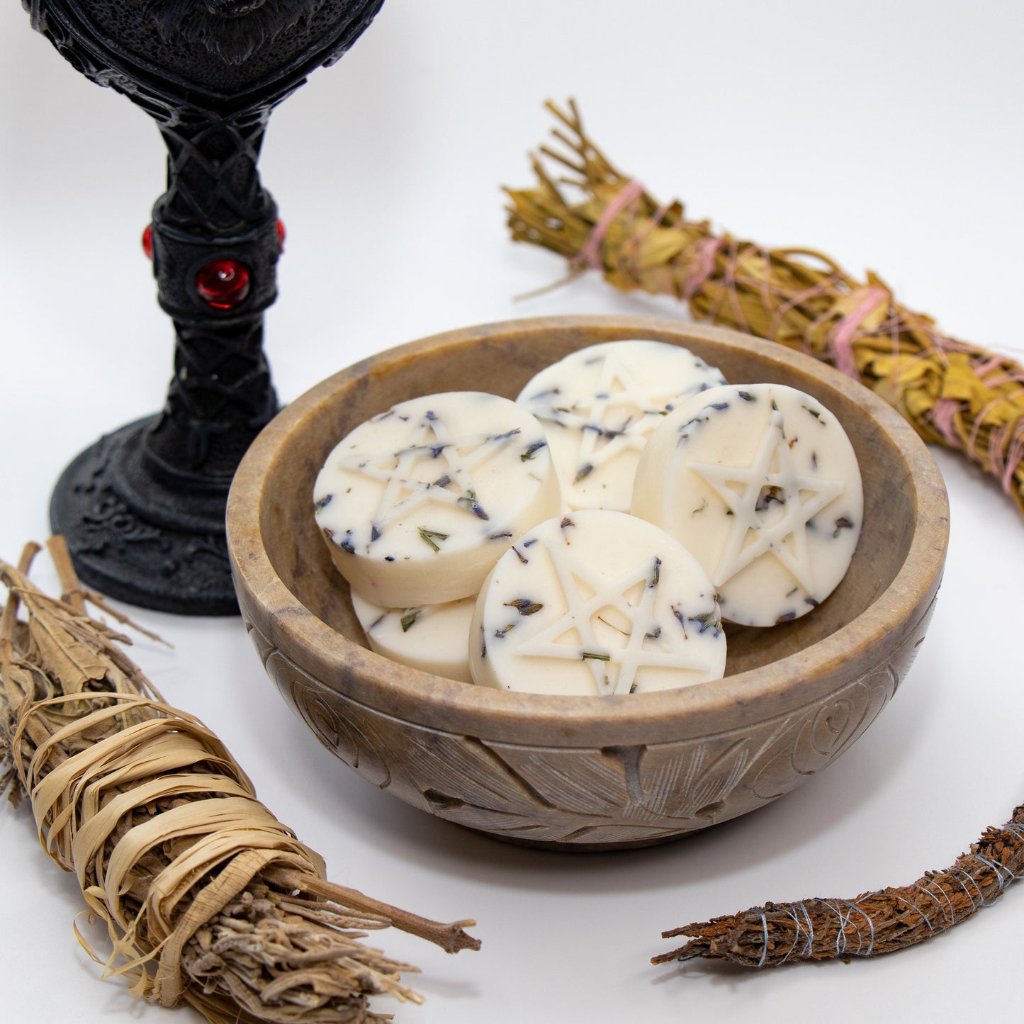 Wiccan lavender and sage smudge melts